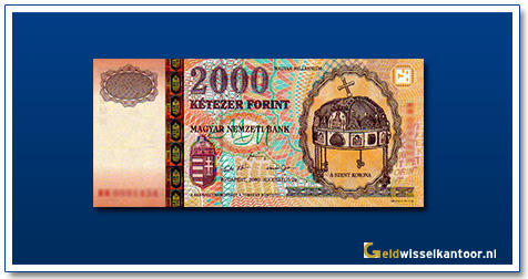 Geldwisselenkantoor-2000-Forint-Crown-of-St-Stephen-Hongarije-2000