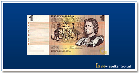 Australische-Dollar-1-dollar-Queen-Elizabeth-II-1966-1983-Geldwisselkantoor