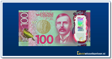 Geldwisselkantoor-100-Dollar-Lord-Rutherford-of-Nelson-Nieuw-Zeeland-2015