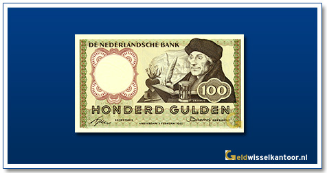 Nederland-100-Gulden-1953-Erasmus