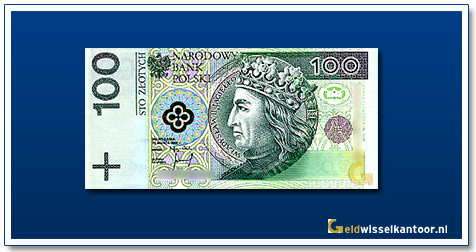 Geldwisselkantoor-100-Zlotych-Wladyslaw-II-Polen-1995