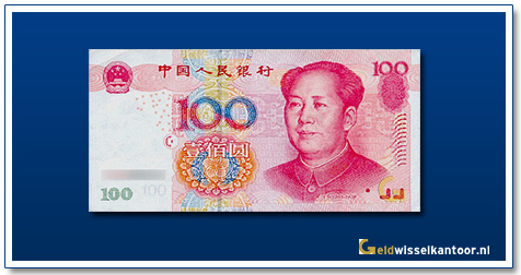 Geldwisselkantoor-100-yuan-Mao-Tse-tung-1999-2005-China