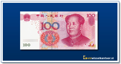 Geldwisselkantoor-100-yuan-Mao-Tse-tung-1999-China