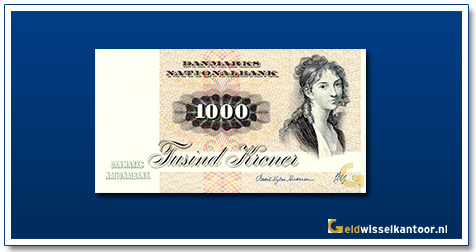 Deense-Kronen-1000-kroner-1972-92-Thomasine-Heiberg-Denemaken