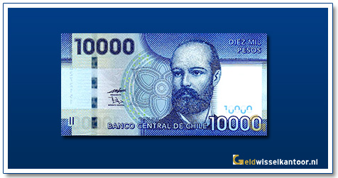Chileense-Pesos-10000-pesos-Manuel-Rodriguez-2009-Geldwisselkantoor