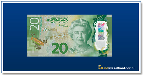 Geldwisselkantoor-20-Dollar-Queen-Elizabeth-II-2015-Nieuw-Zeeland