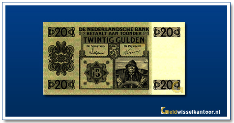 Nederland-20-Gulden-1926-Stuurman