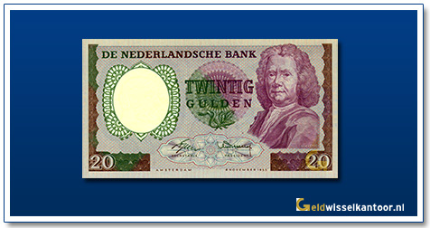 Nederland-20-Gulden-1955-Boerhaave