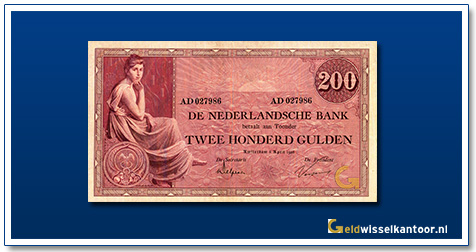 Nederland-200-Gulden-1921-Grietje-Seel