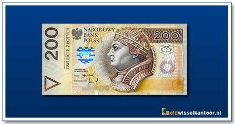 Geldwisselkantoor-200-Zlotych-Koning-Zygmunt-I-Polen-1994