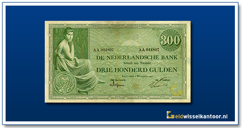 Nederland-300-Gulden-1921-Grietje-Seel