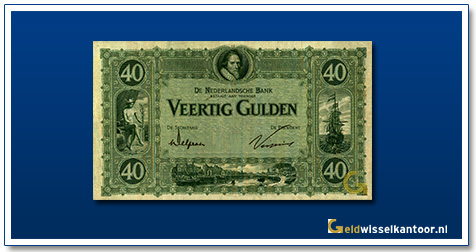 Nederland-40-Gulden-1921-Maurits