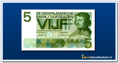 Nederland-5-Gulden-1966-Vondel I