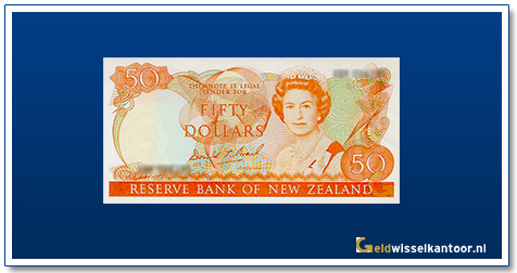 Geldwisselkantoor-50-Dollar-Queen-Elizabeth-II-Nieuw-Zeeland-1983-92