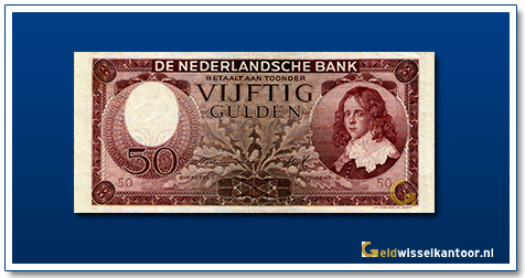 Nederland-50-Gulden-1945-Stadhouder-Willem III