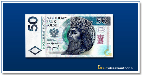 Geldwisselkantoor-50-Zlotych-Koning-Kazamierz-III-Polen-1994-95