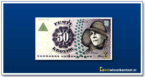 Deense-Kronen-50-kroner-1999-02-Karen-Blixen-Denemarken