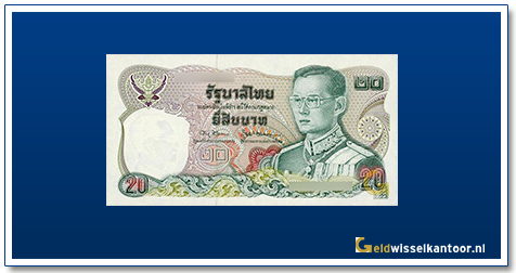 Geldwisselkantoor-Thailand-20-baht-King-Rama-IX-1981