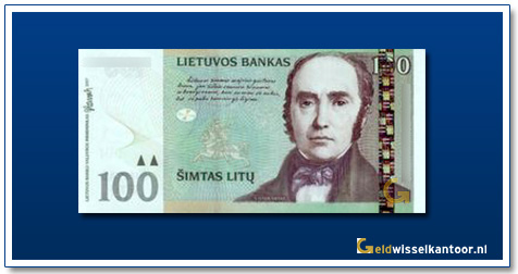 geldwisselkantoor-100-Litu-Jonas-Simonas-Daukantas-Litouwen-2007