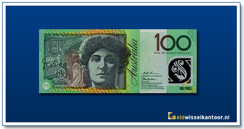 Australische-Dollar-100-dollar-dame-nellie-melba-1996-2001-Geldwisselkantoor