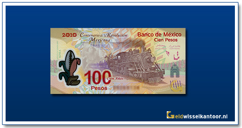 geldwisselkantoor-100-pesos-Independence-and-revolution-2007-mexico