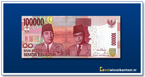Indonesië-100.000-Rupiah-Soekarno-and-Hatta-2011-2014