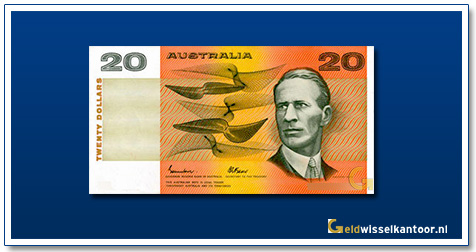 Australische-Dollar-20-dollar-sir-charles-kingsford-smith-1974-1994-Geldwisselkantoor