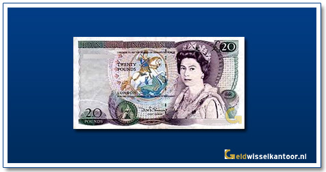 Engelse Ponden-20-pounds-1970-1991-queen-elizabeth-II-groot-brittanie