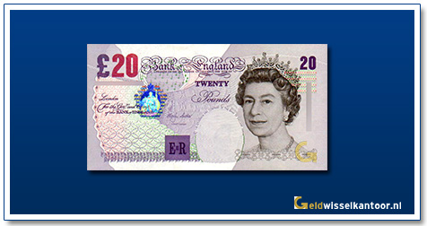 Engelse Ponden-20-pounds-1999-2004-queen-elizabeth-II-groot-brittanie