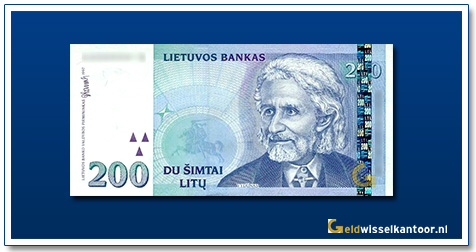geldwisselkantoor-200-Litu-Vilius-Vydunas-Litouwen-1997