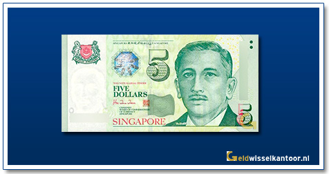 geldwisselkantoor-5-dollar-President-Encik-Yusof-bin-Ishak-1999-singapore