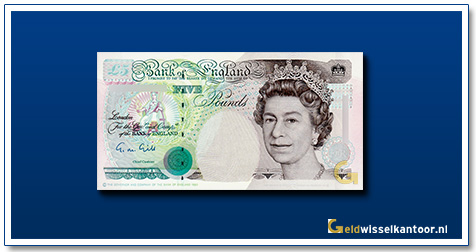 Engelse Ponden-5-pounds-queen-elizabeth-II-1990-2002-groot-brittanie