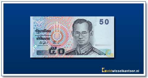 geldwisselkantoor-50-baht-king-rama-IX-2004-Thailand
