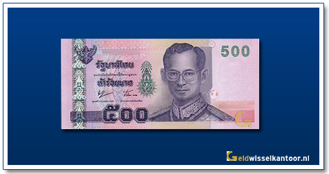 geldwisselkantoor-500-baht-king-rama-IX-2002-Thailand