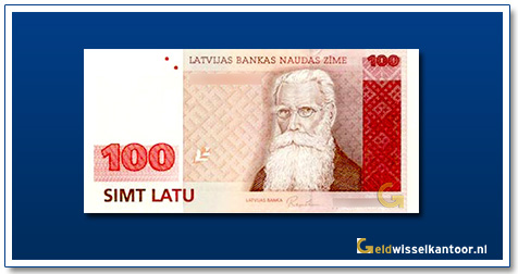 Geldwisselkantoor-100-Latu-Krisjanis-Barons-Letland-1992-07
