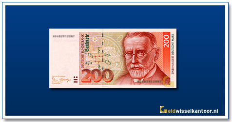 Geldwisselkantoor-200-Mark-Paul-Ehrlich-Duitsland-1989