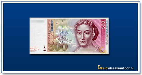 Geldwisselkantoor-500-Mark-Maria-Sibylla-Merian-Duitsland-1991-93