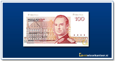 geldwisselkantoor-100-Francs-Grand-Duke-Jean-Luxemburg-1986