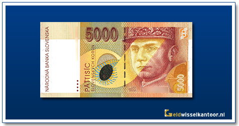 geldwisselkantoor-5000-Korun-milan-rastislav-stefanik-1995-Slowakije