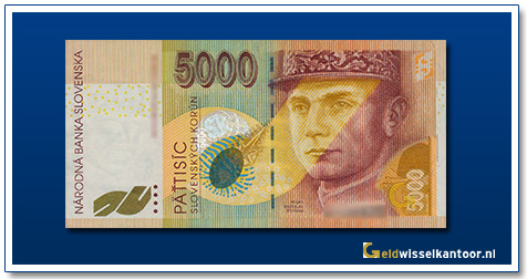 geldwisselkantoor-5000-Korun-milan-rastislav-stefanik-1999-Slowakije