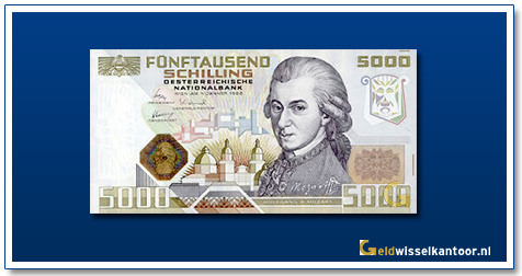 geldwisselkantoor-5000-Schilling-Wolfgang-Amadeus-Mozart-Oostenrijk-1988-89