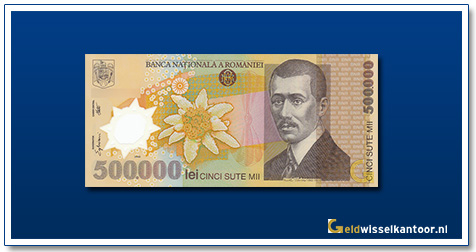 Geldwisselkantoor-500000-Lei-Aurel-Vlaicu-Roemenie-2000