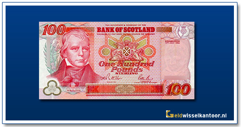 geldwisselkantoor-100-Pounds-sir-walter-scott-1995-Scotland