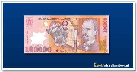 geldwisselkantoor-100000-Lei-Nicolae-Grigorescu-Roemenie-2001
