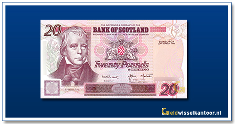 geldwisselkantoor-20-Pounds-sir-walter-scott-1995-2003-Scotland