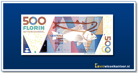 Arubaanse-Florin-500-florin-Mero-Fish-2003-heden