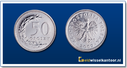 geldwisselkantoor-Poolse-Zloty-50-Groszy-2008-heden-Polen