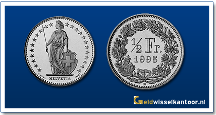 geldwisselkantoor-Zwitserse Frank-munten-1/2-francs-zwitserland