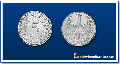 geldwisselkantoor-Duitse-Marken-munten-5-mark-1951-1974-duitsland