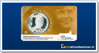 Coincard 5 Euro Vrede van Utrecht Vijfje 2013